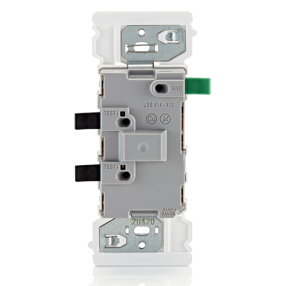 Decora Edge 15 Amp Single Pole Rocker Switch, White