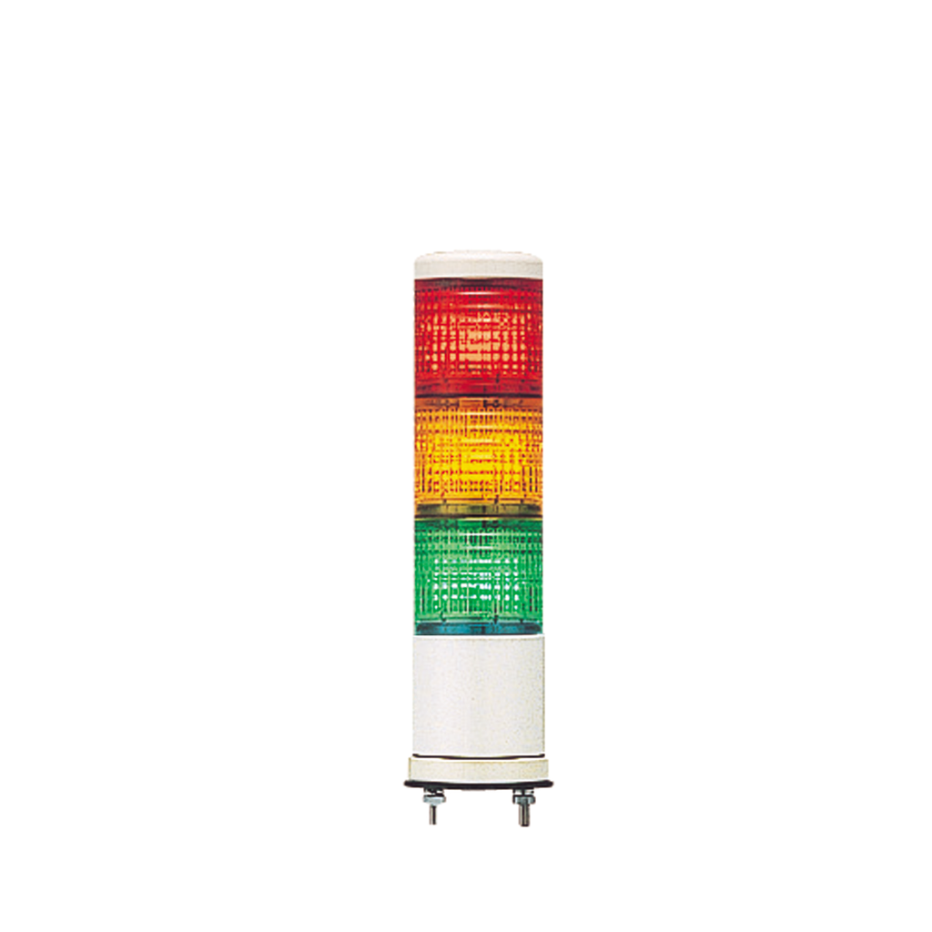 Monolithic precabled tower light, Harmony XVC, plastic, red orange green, 60mm, base mounting, steady, IP54, 24V AC DC