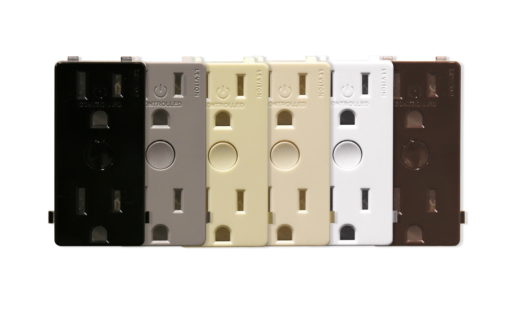 Color Match Electrical Outlets Decora Smart Outlet Color Change Kit Black – Solis Electric Supply