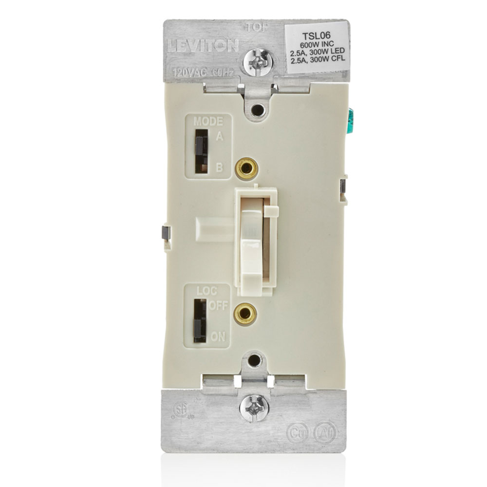 Toggle Slide Dimmer Switch for Dimmable LED, Halogen and Incandescent Bulbs