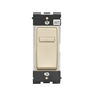 Renu Dimmer Switch Companion for Multi-Location Dimming Leviton Renu Coordinating Dimmer Remote RE00R-WG for 3-Way or More Applications, 120VAC, in Whispering Wheat