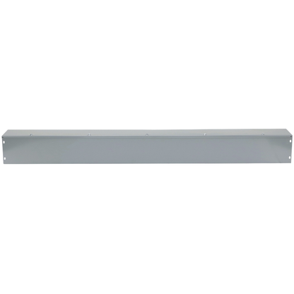 Wireway, Square-Duct, 6 inch by 6 inch, 5 feet long, hinged cover, N1 paint, NEMA 1