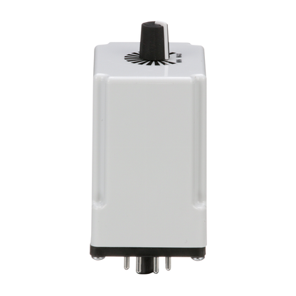 Timing Relay, Type JCK, plug In, on delay, adjustable time, 0.1 to 10 seconds, 10A, 240 VAC, 24 VAC/DC