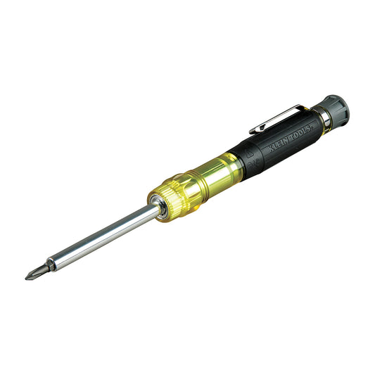 Multi-Bit Electronics Pocket Screwdriver, 4-in-1, Ph, Sl Bits