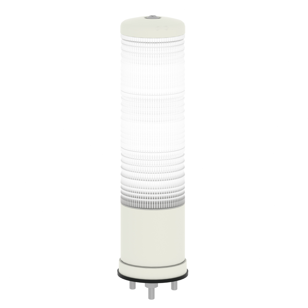 Monolithic precabled tower light, Harmony XVC, plastic, red orange green, 40mm, base mounting, steady, IP54, 24V AC DC