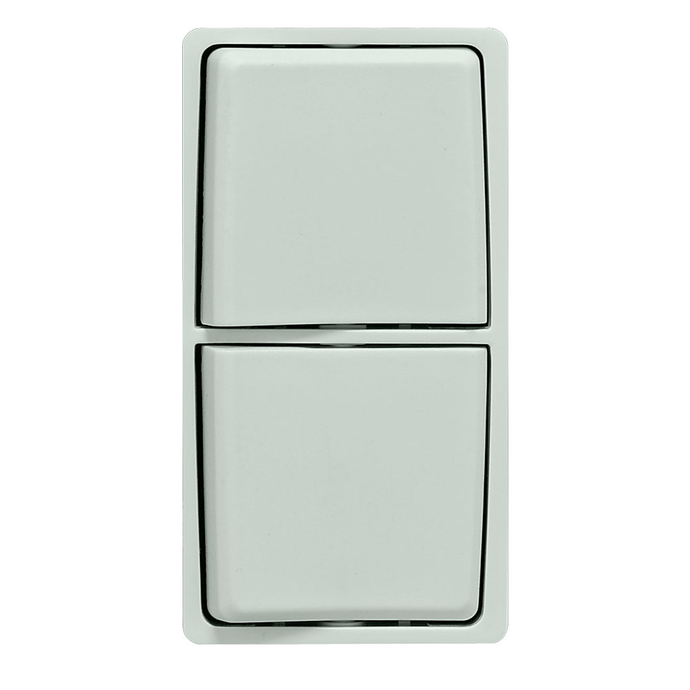 RENU Combination Switch Color Change Faceplate, Sea Spray Leviton Renu Color Change Kit RK634-SE for Renu Combination Switches, in Sea Spray