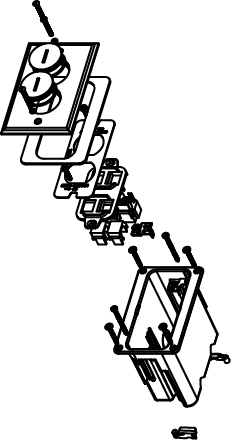 WMFB1KS4N Series Single-Gang Floor Box Assembly