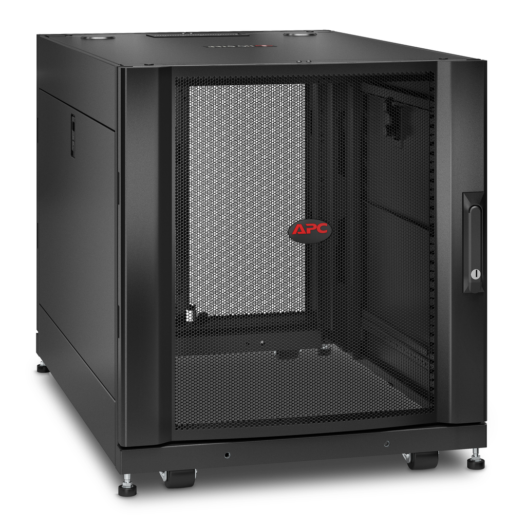 APC NetShelter SX, Server Rack Enclosure, 12U, Black, 658H x 600W x 900D mm