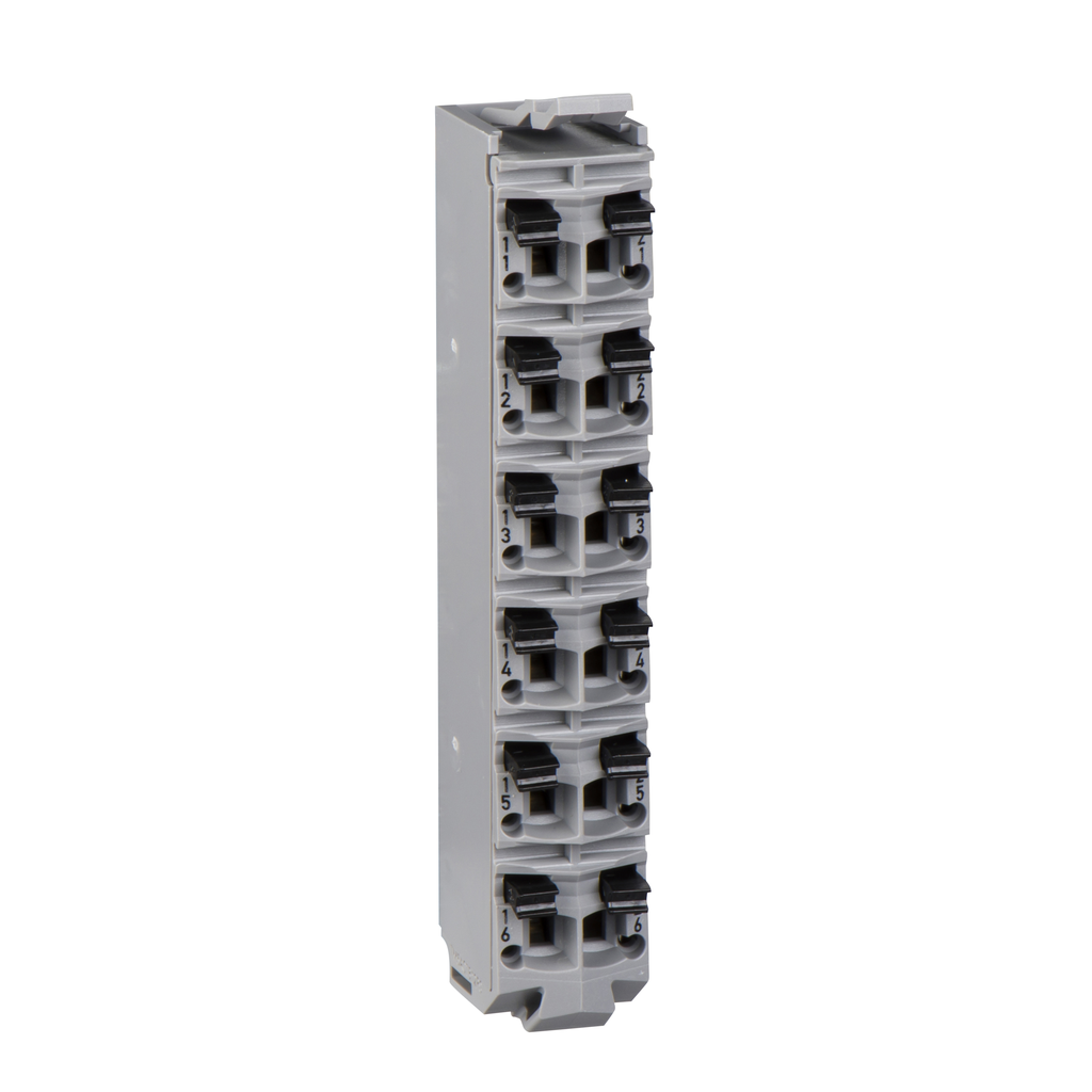 terminal block, Modicon TM5, 12 contacts, grey, quantity 1