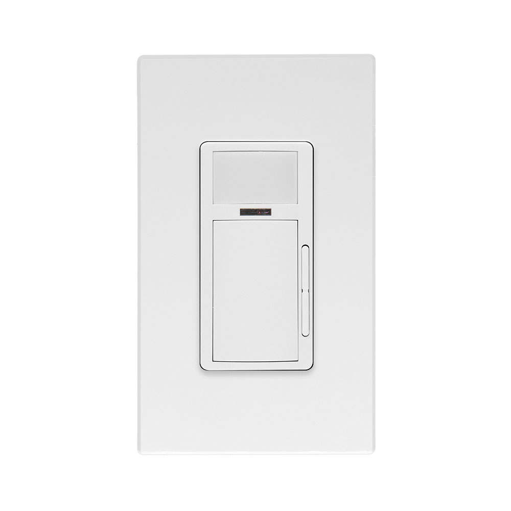 Smart Sensor, PIR, Antimicrobial, 0-10V Dimming Wallbox Occupancy Sensor/Vacancy Sensor, App configurable, 120-277VAC, Commercial Grade, White