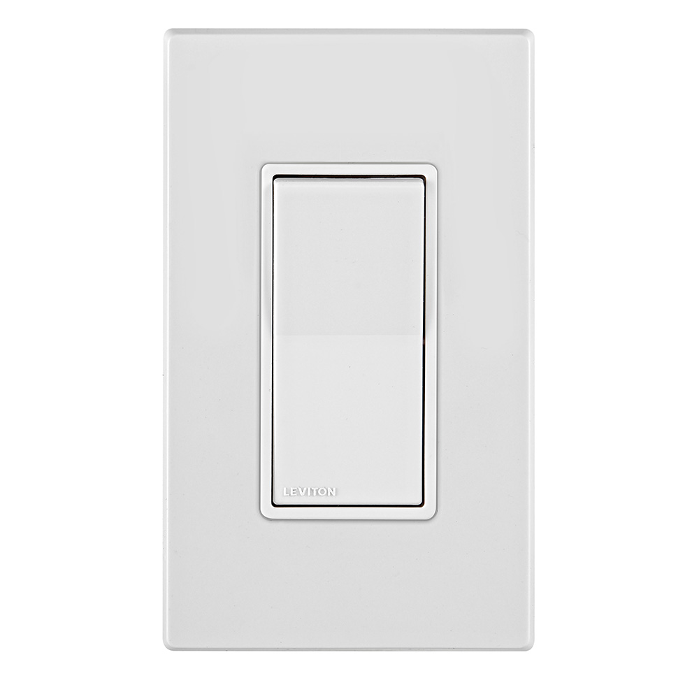 Decora Edge 15 Amp 3-Way Rocker Switch, White