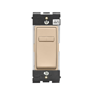 Renu Dimmer Switch Companion for Multi-Location Dimming Leviton Renu Coordinating Dimmer Remote RE00R-DT for 3-Way or More Applications, 120VAC, in Dapper Tan