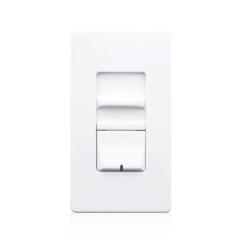 LED Ready Dimmer Switch, Light Switch, Slide Dimmer Switch, Fluorescent 0-10 Volt, 1920/3680/4432 W/VA, Renoir 2