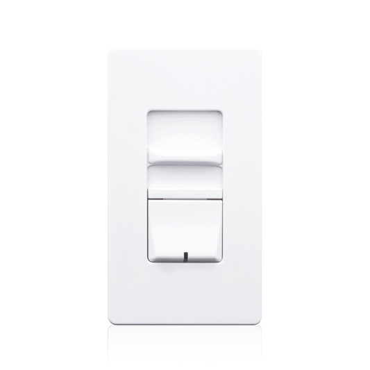 LED Ready Dimmer Switch, Light Switch, Slide Dimmer Switch, Fluorescent 0-10 Volt, 1920/3680/4432 W/VA, Renoir 2