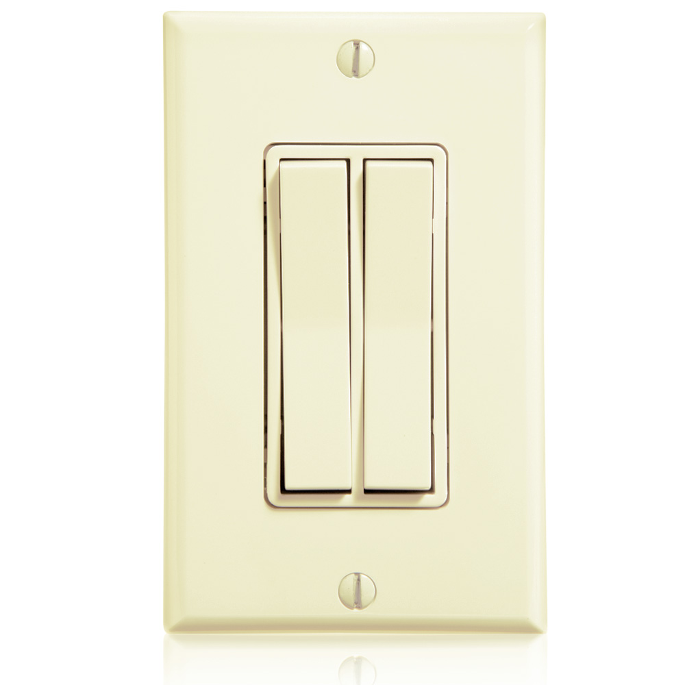 LevNet RF 902 MHz Dual Rocker Decora Entry Station, Ivory