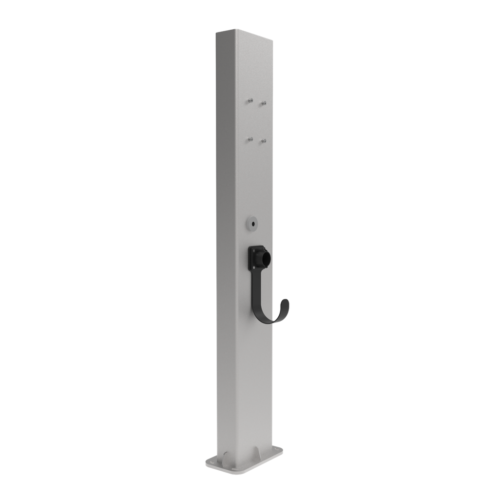 EV Charger Pedestal, Single-Sided