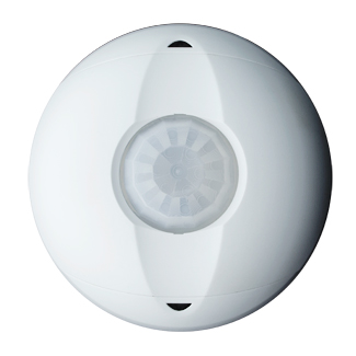 Wireless Occupancy Sensor, PIR, Ceiling Mount, 1500SF, White