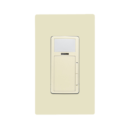 Smart Sensor, PIR, Wallbox, 1000W Dimmer, Occupancy Sensor/Vacancy Sensor, App configurable, 120V, Commercial Grade, Ivory