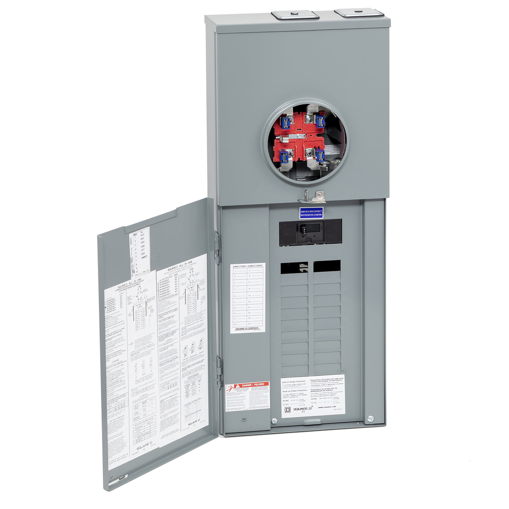 All in one, Homeline, CSED, ringless socket, 125A, surface mount, 20 s ...