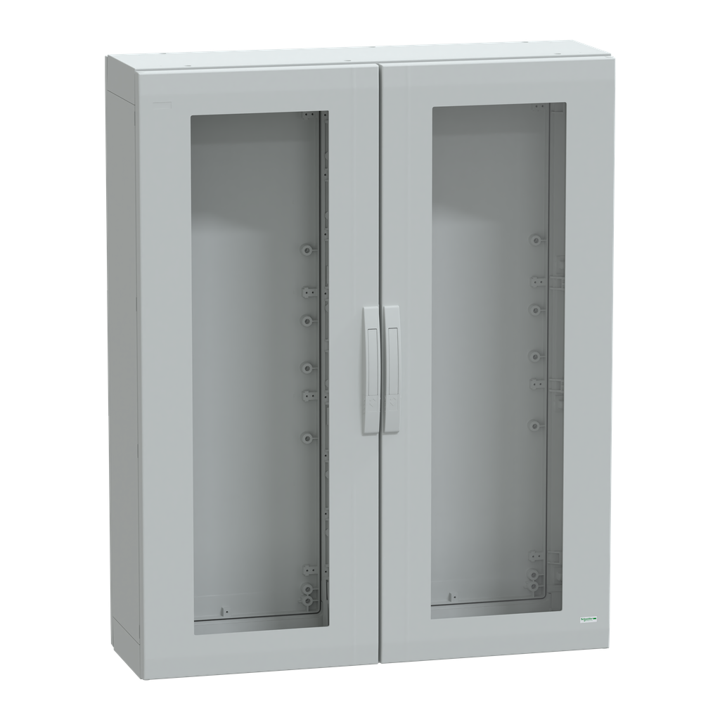 Floor standing polyester enclosure, Thalassa PLA, glazed door, completely sealed, 1250x1000x320mm, IP65, IK08