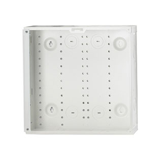 14" Structured Media Enclosure, Metal, White