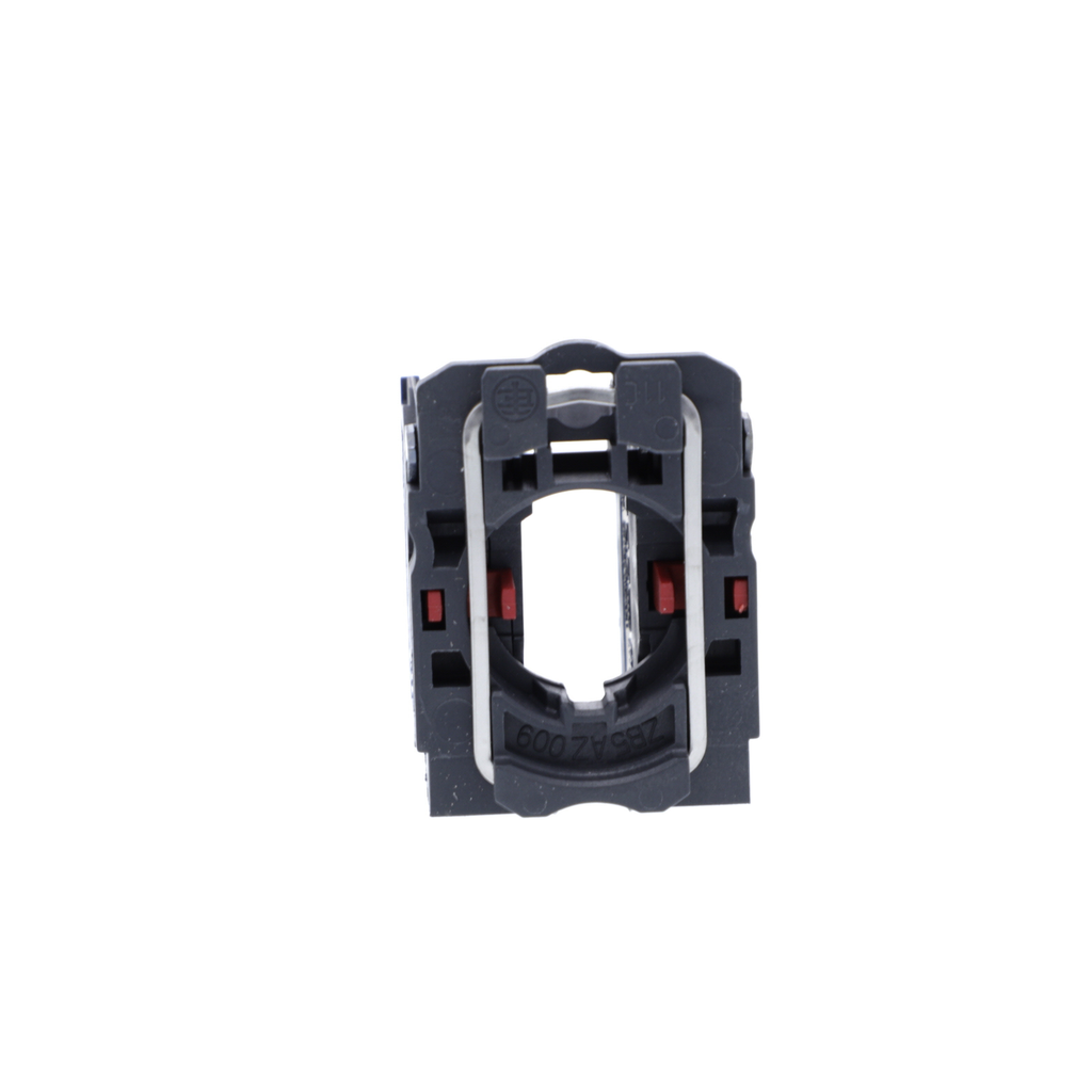 Single contact block with body fixing collar, Harmony XB5, plastic, screw clamp terminal, 2NC