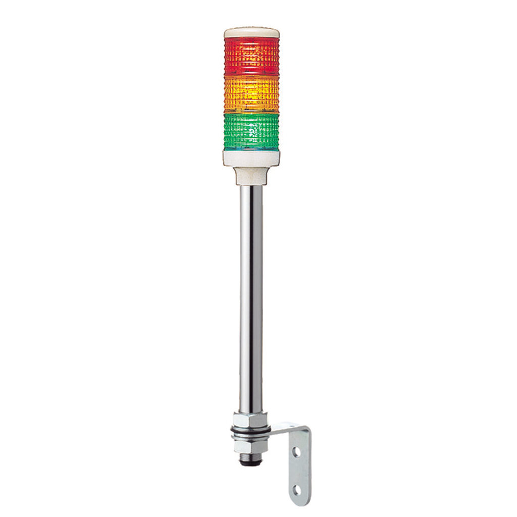 Monolithic precabled tower light, Harmony XVC, plastic, red orange green, 60mm, tube mounting, steady, IP23, 24V AC DC