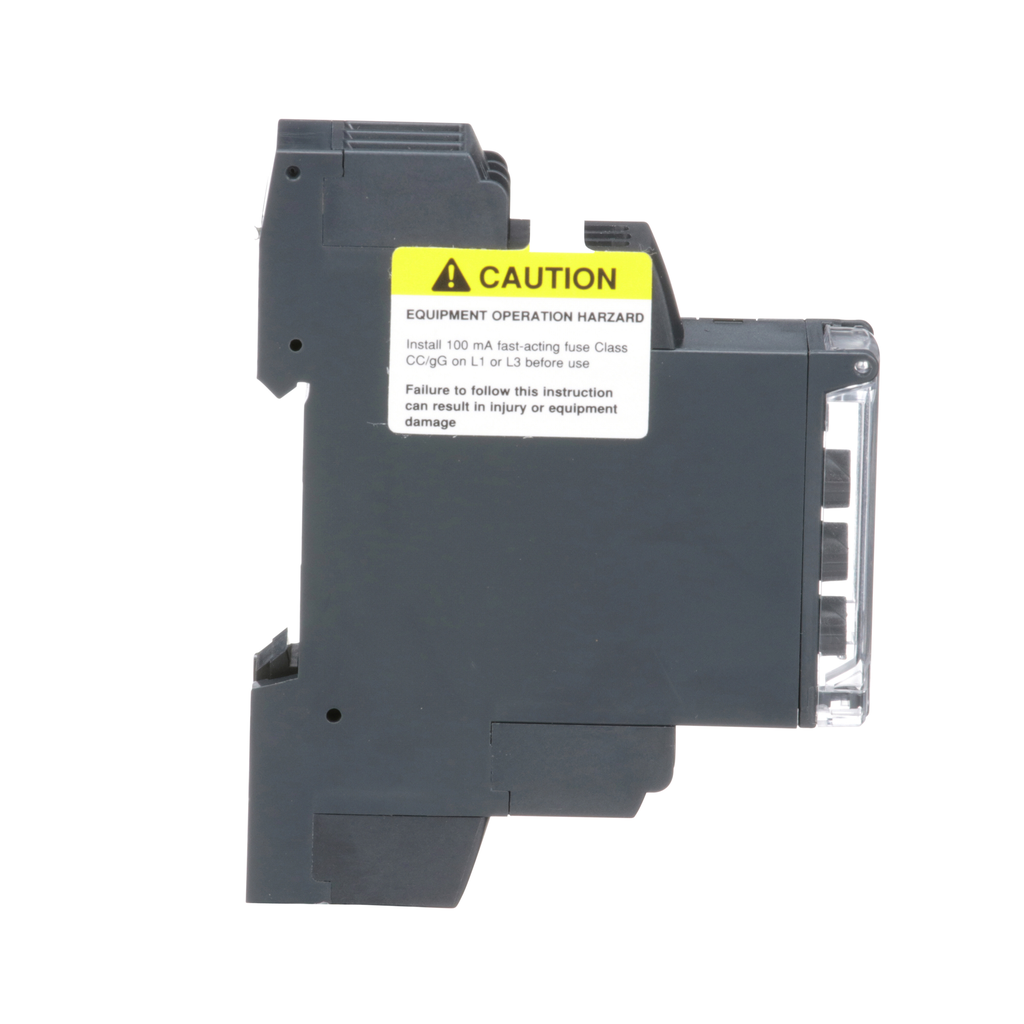 Zelio, 3 phase supply control relay, range 208 to 480 VAC, sequence, phase failure, phase imbalance, voltage