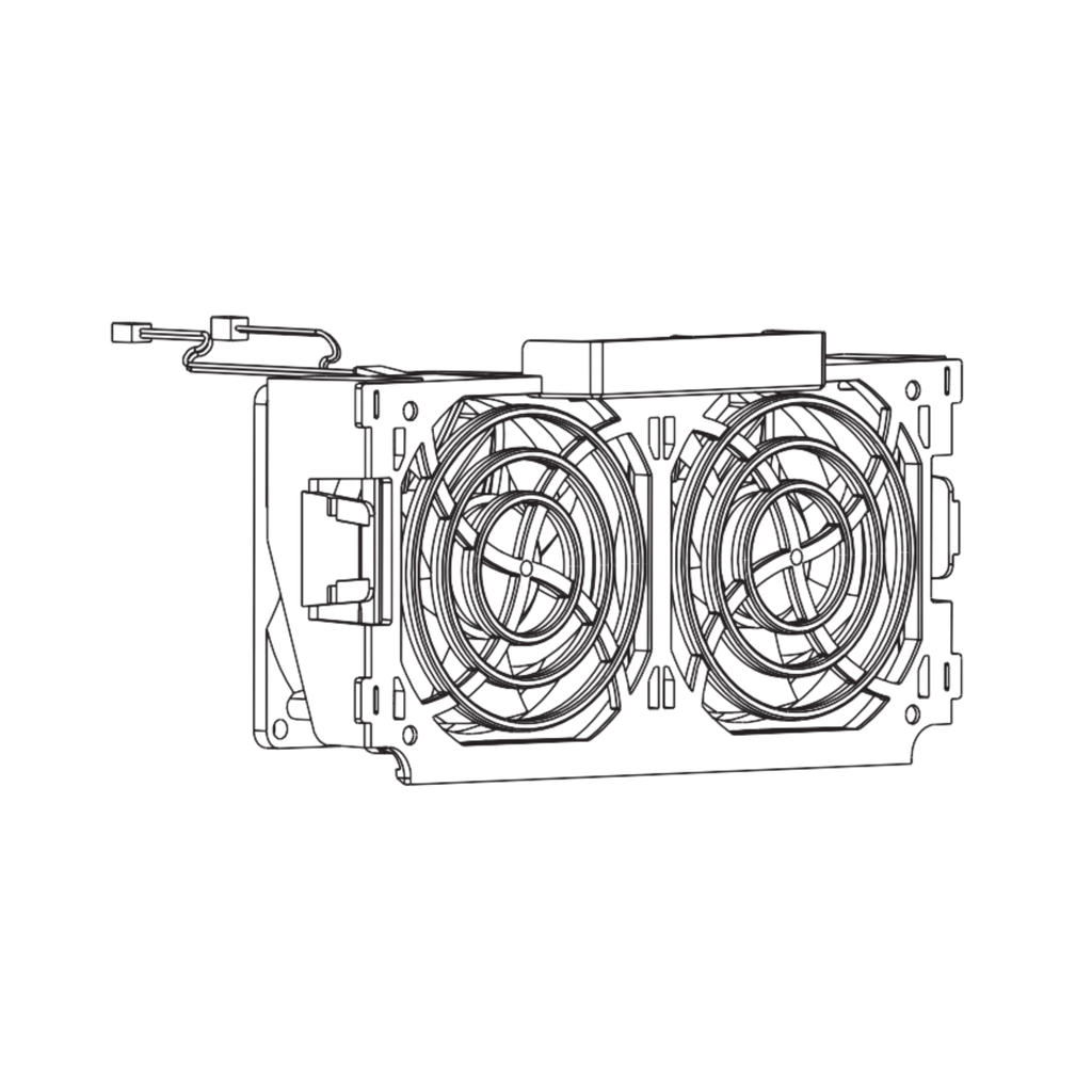 Wear part, enclosure door, fan for variable speed drive, Altivar 340, Altivar Process 600 900, from 7.5 to 22kW