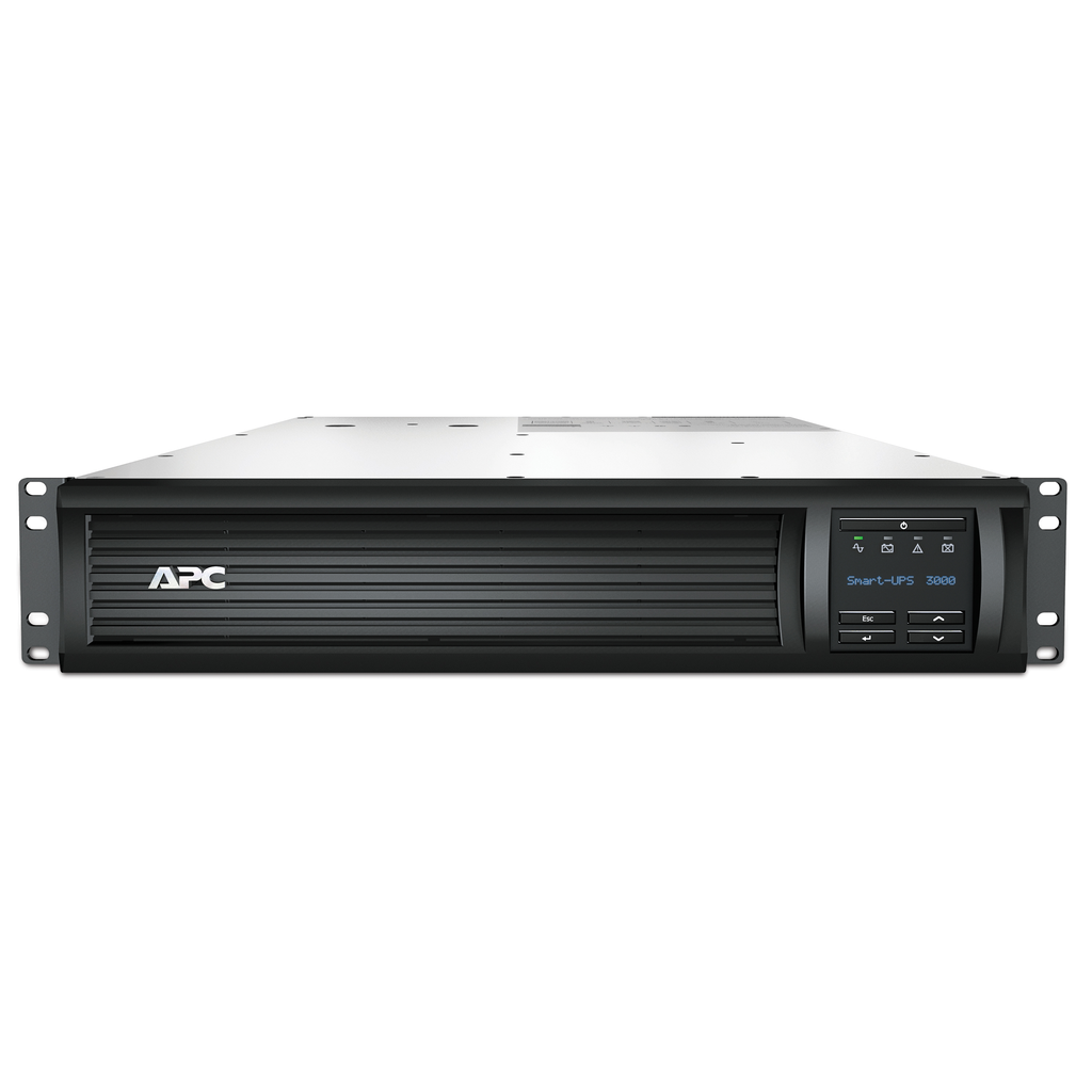 APC Smart-UPS, Line Interactive, 3kVA, Rackmount 2U, 120V, 6x NEMA 5-15R+2x NEMA 5-20R outlets, SmartConnect Port+SmartSlot, AVR, LCD