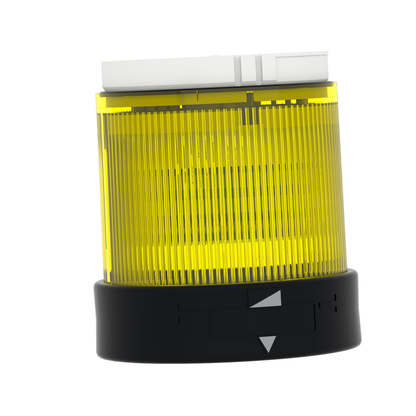 Indicator bank, Harmony XVB, illuminated unit, plastic, yellow, 70mm, steady, integral LED, 24V AC/DC