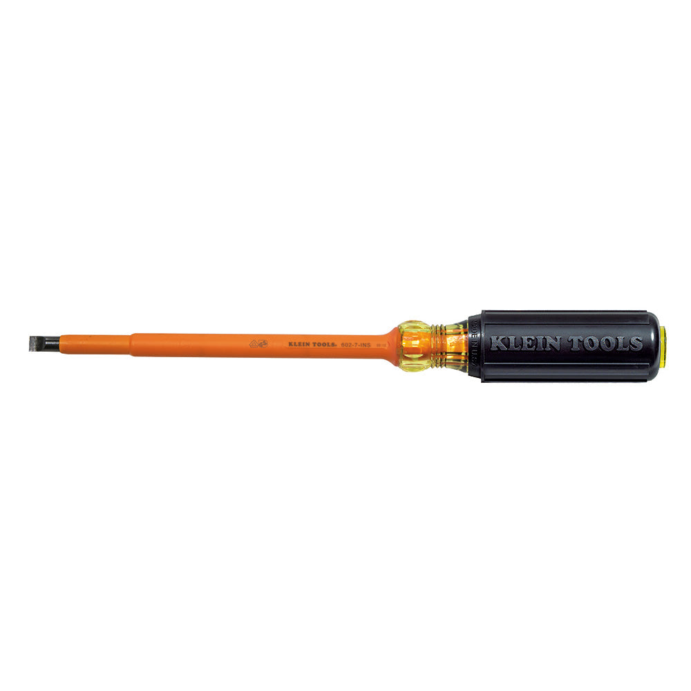 Insulated Screwdriver, 5/16-Inch Cabinet, 7-Inch