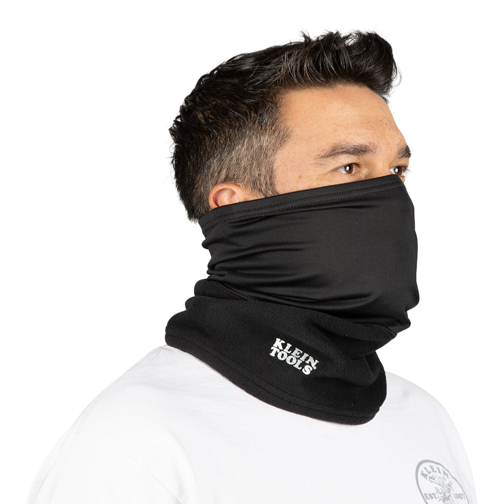 Neck and Face Warming Half-Band, Black