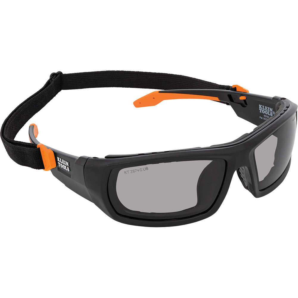 Professional Full-Frame Gasket Safety Glasses, Gray Lens