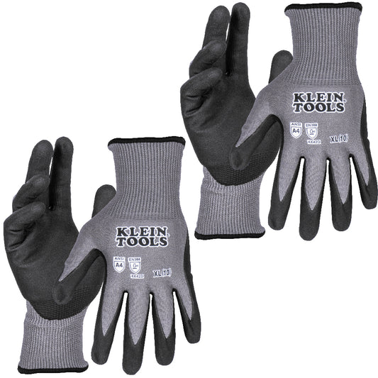 Knit Dipped Gloves, Cut Level A4, Touchscreen, X-Large, 2-Pair