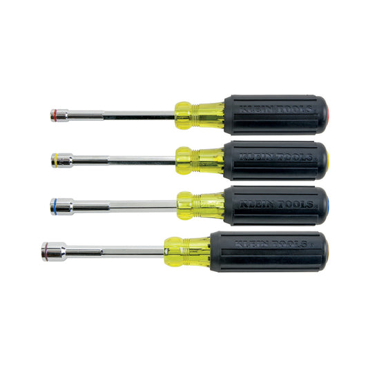 Nut Driver Set, Magnetic Nut Drivers, Heavy Duty, 4-Piece