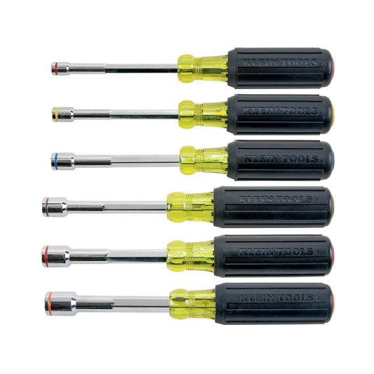 Nut Driver Set, Magnetic Nut Drivers, Heavy Duty, 6-Piece