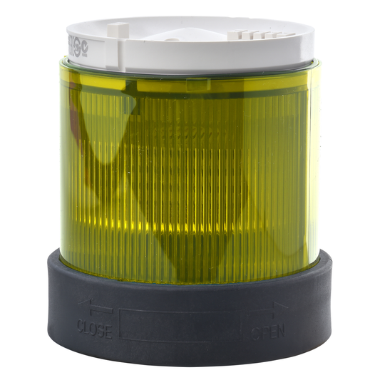 Indicator bank, Harmony XVB, illuminated unit, plastic, yellow, 70mm, steady, bulb or LED not included, 250V