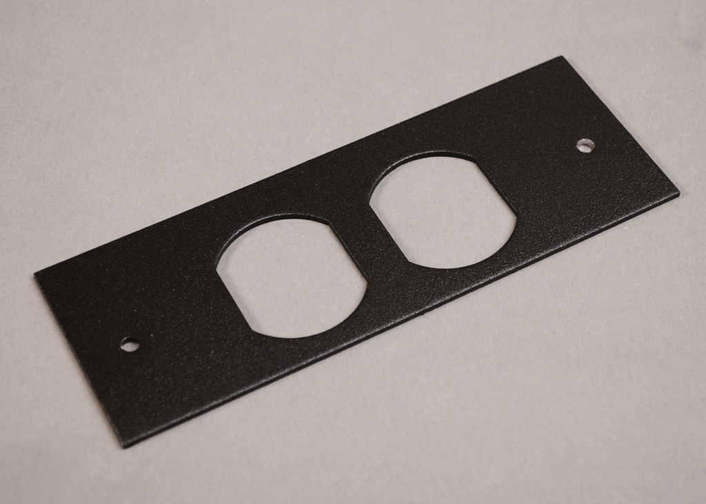 Wiremold OFR Series Overfloor Raceway Duplex Device Plate