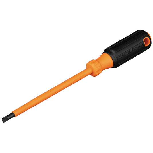 Insulated Screwdriver, 1/4-Inch Cabinet Tip, 6-Inch Shank