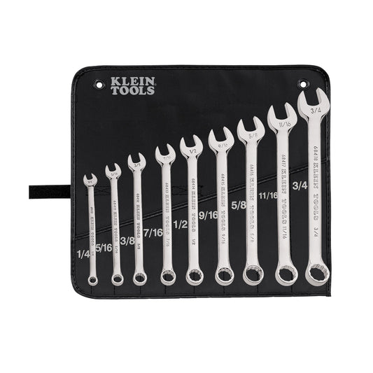 Combination Wrench Set, 9-Piece