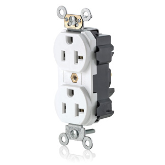 Lev-Lok Duplex Receptacle