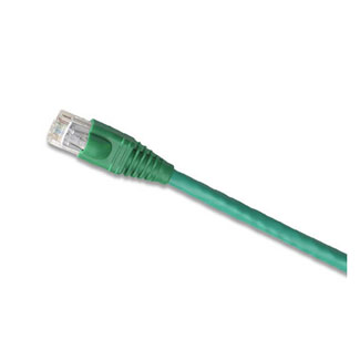 Cat 5e UTP Patch Cord, 10-foot, Green