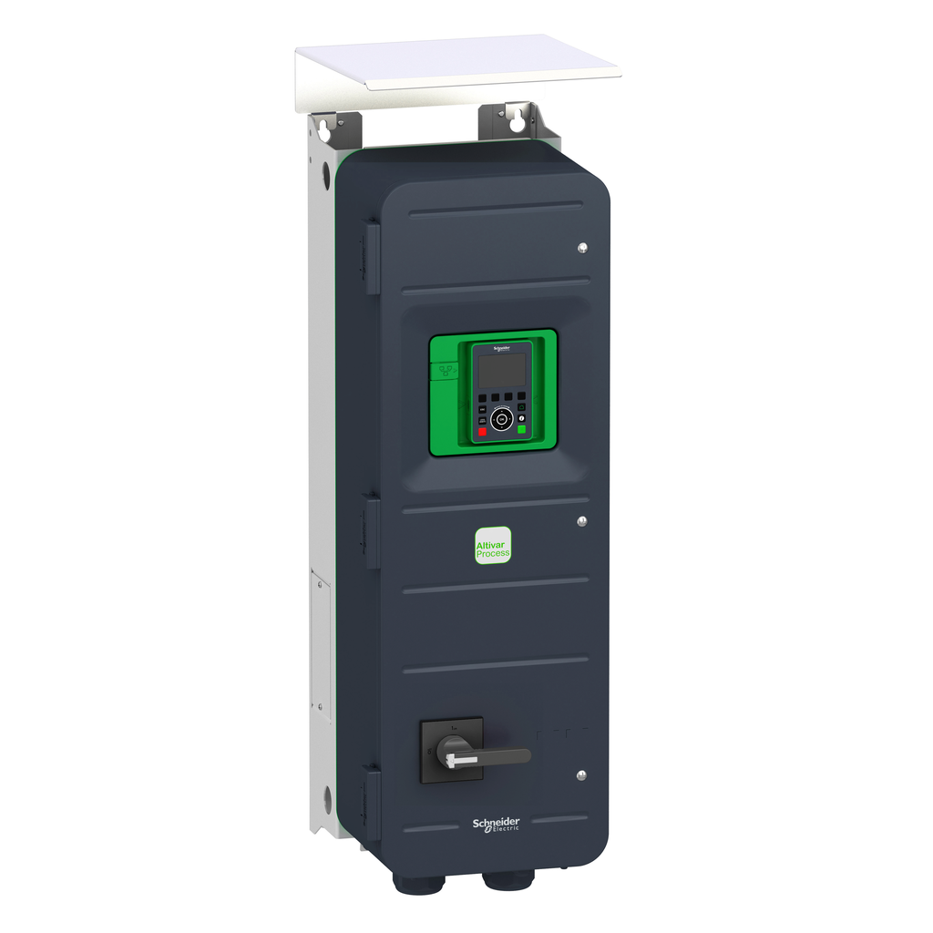 Variable speed drive, Altivar Process ATV900, ATV950, 30kW/40 hp, 380/480 V, IP55/UL type12, disc.switch