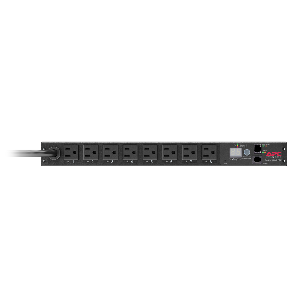 Rack PDU, Switched, 1U, 15A, 100/120V, (8)5-15