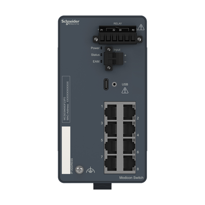 Modicon Managed Switch - 8 ports for copper