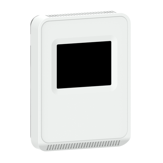 Veris CW2 Series Air Quality Sensor, CO2, Wall, Color Touchscreen, Replaceable Humidity 2%, Temperature, 1K Ohm Platinum RTD