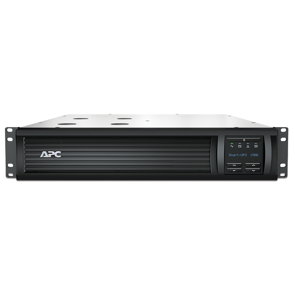 APC Smart-UPS, Line Interactive, 1500VA, Rackmount 2U, 120V, 6x NEMA 5-15R outlets, SmartConnect Port+SmartSlot, AVR, LCD