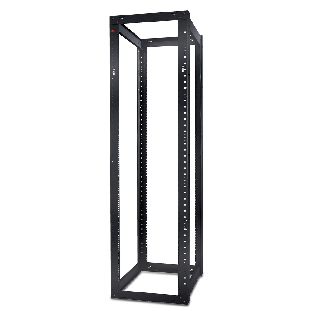 NetShelter 4 Post Open Frame Rack 44U #12-24 Threaded Holes