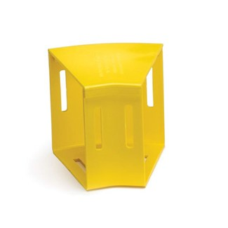 4x8 Horizontal Elbow, 30 deg, with Cover, Yellow